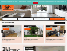 Tablet Screenshot of ds-immobilier.com